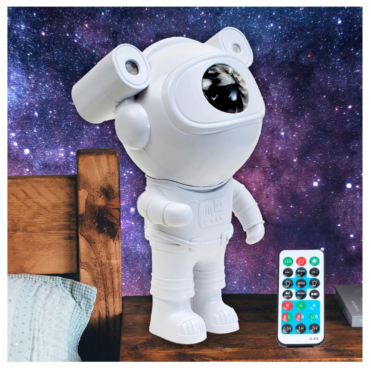 Miniatura 6 de Astronauta Proyector Nebulosas + Control